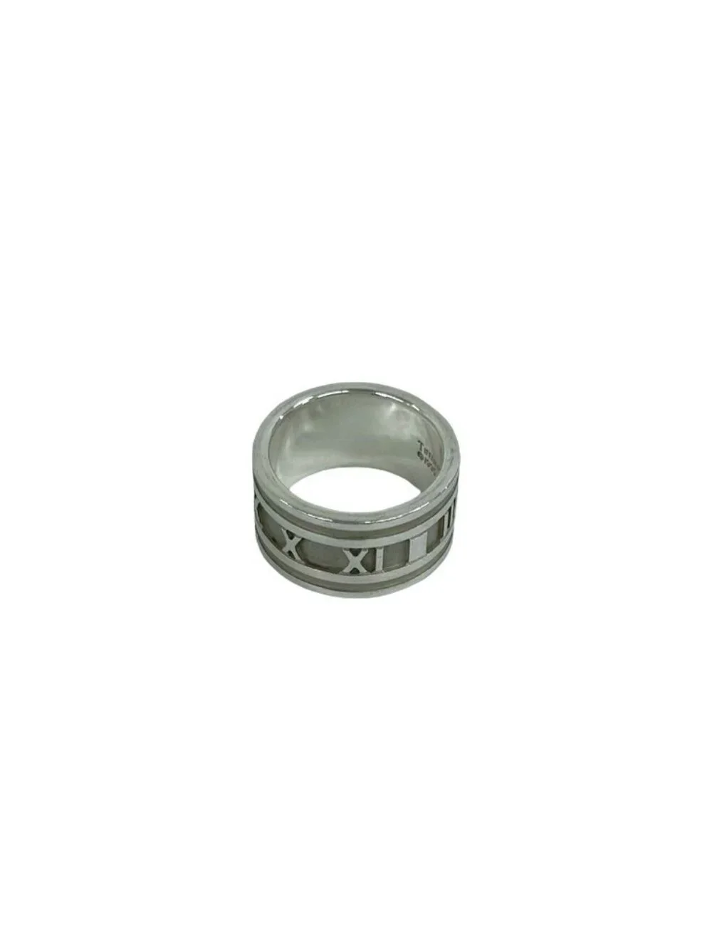 Tiffany & Co Vintage Atlas Wide Ring 925 Sterling Silver